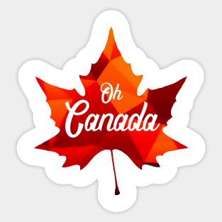 Oh Canada Sticker